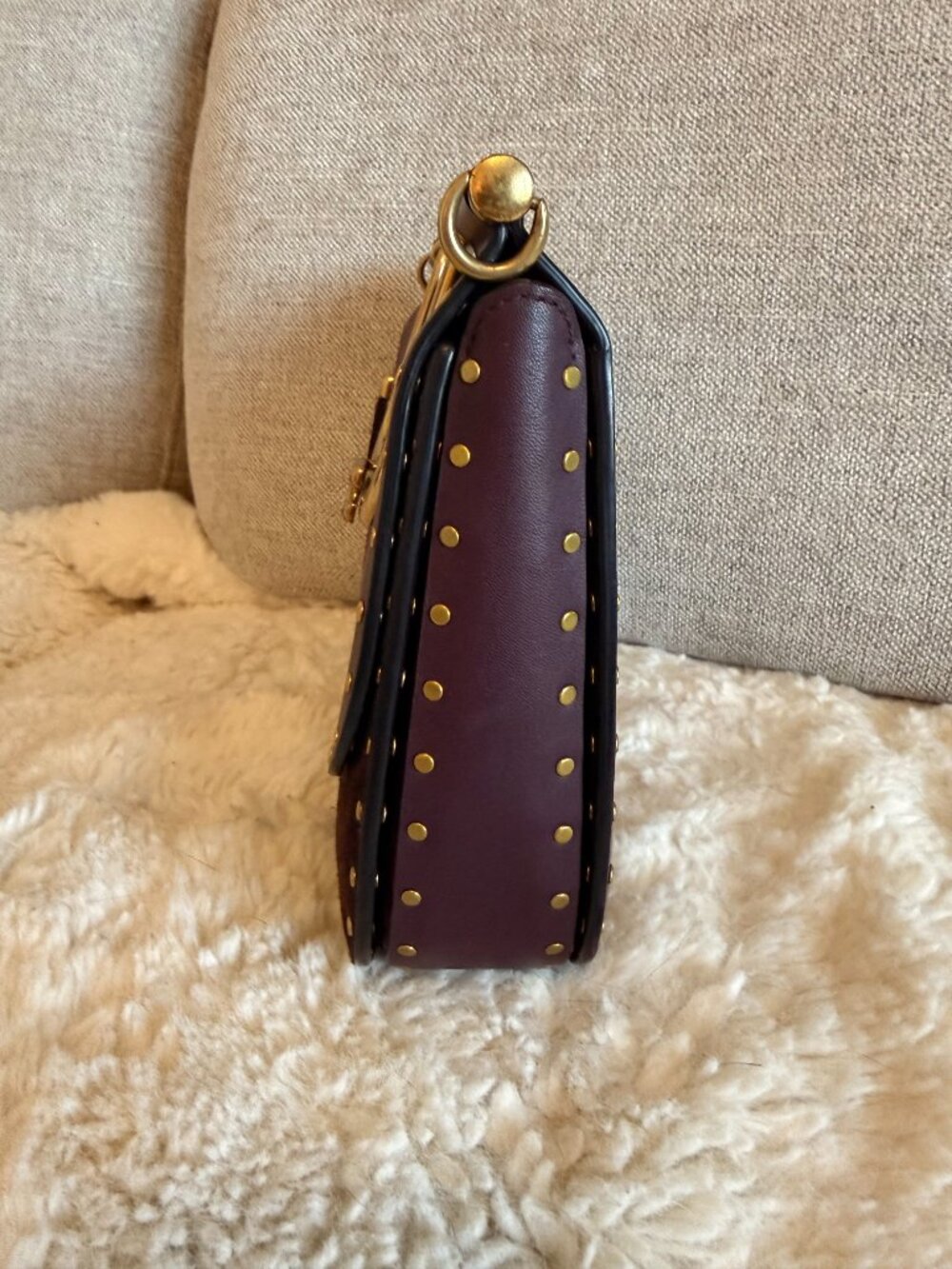 Coach Sample Ellie With Rivets Bag - Picture 2 of 12